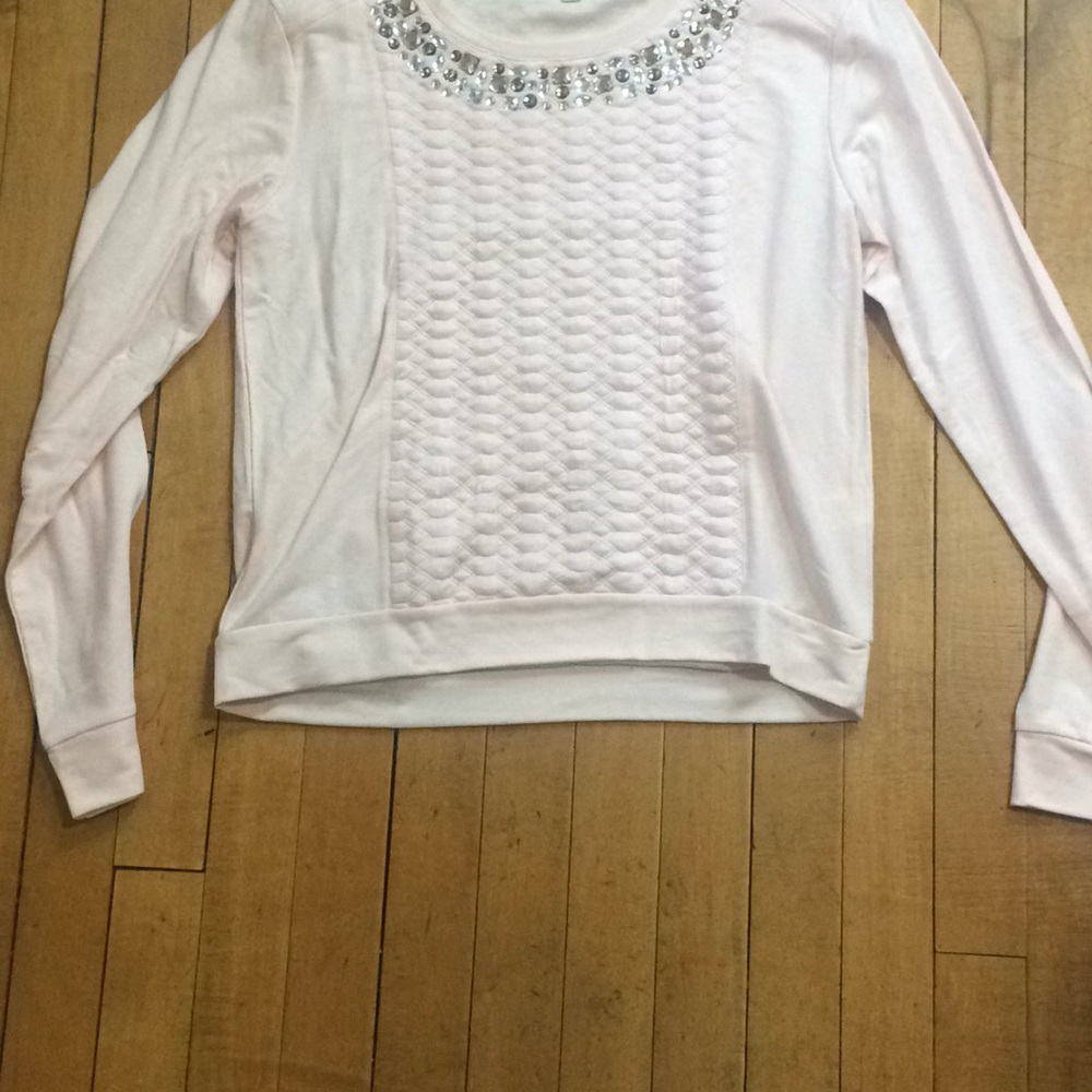 Long sleeved salmon sweater